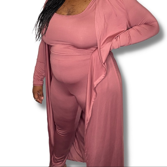 Mauve 3pc Matching Set - Picture 3 of 6